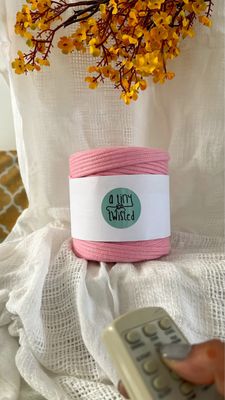 4mm Braided - Baby Pink