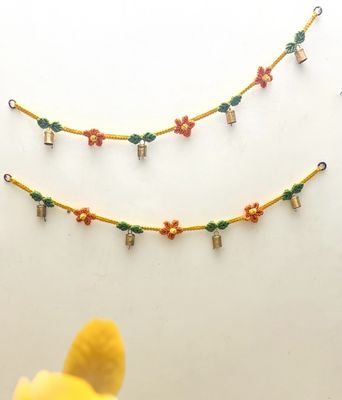 Macrame Diwali Toran With Bells