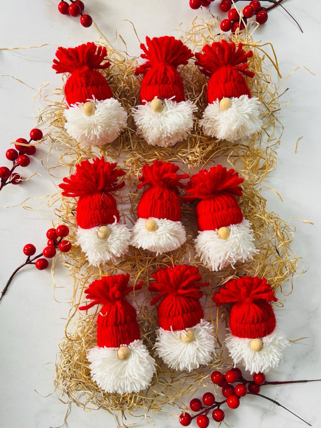 Santa Ornaments