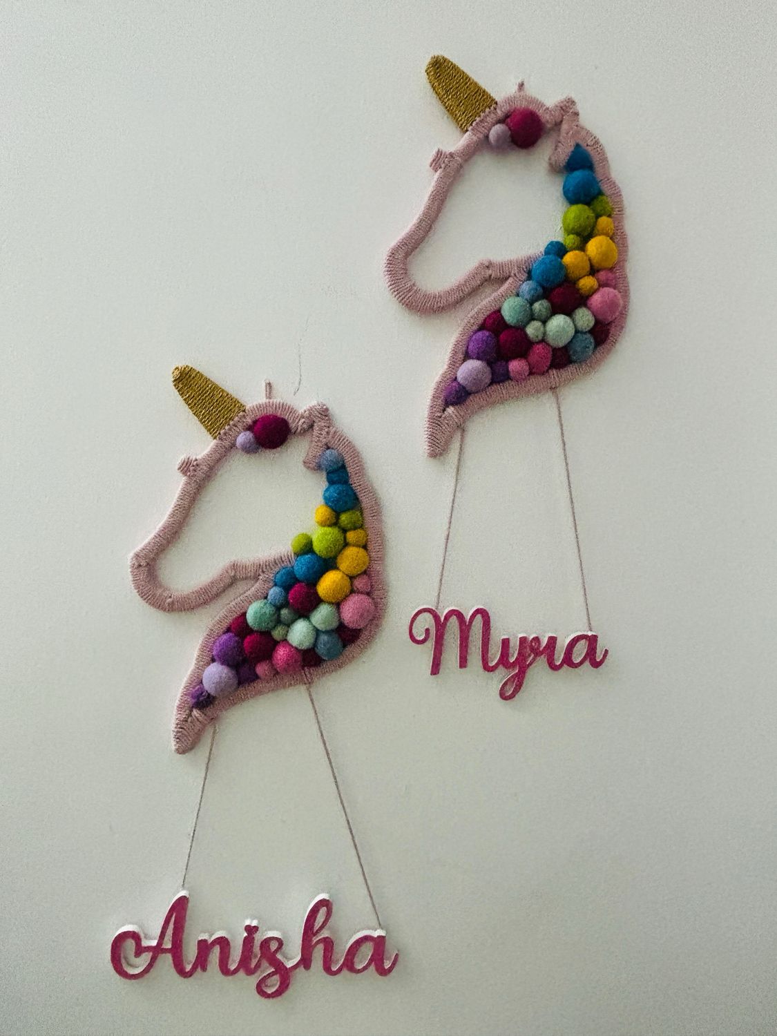 Personalised Kids Nameplate - Unicorn