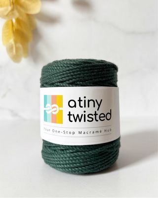 3mm Twisted - Pine Green