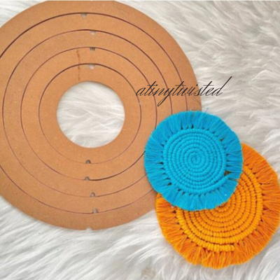 Stencils for Round Coaster/table Mat