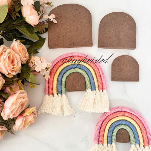 Stencil for rainbow Shape/Template