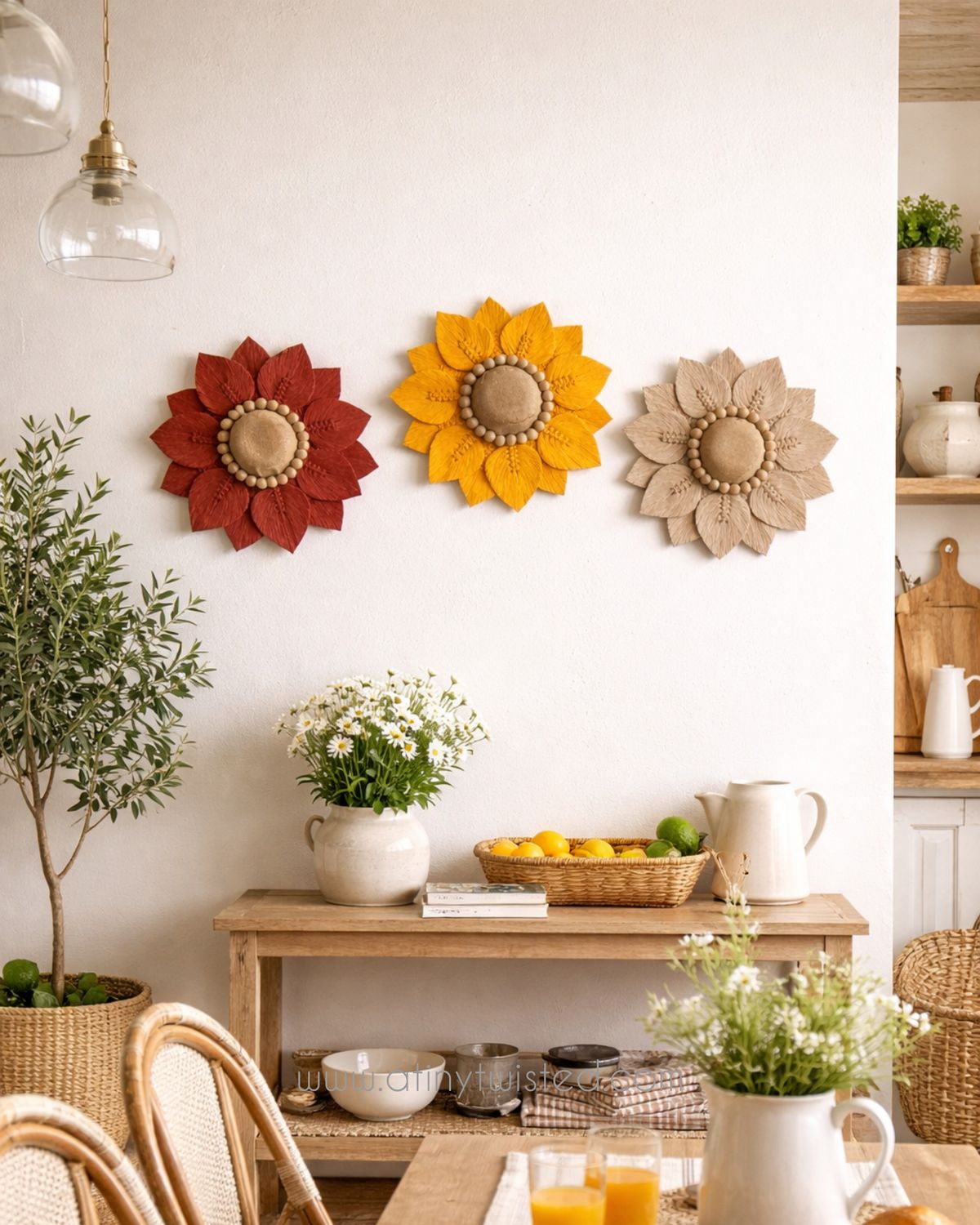 Flower wallhanging