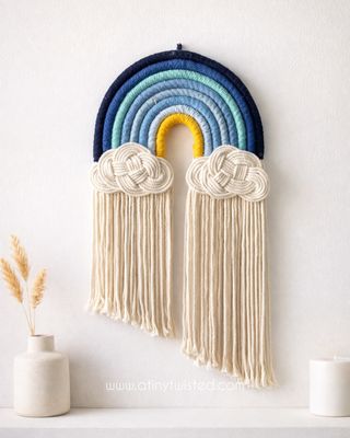 Macrame Rainbow Tail