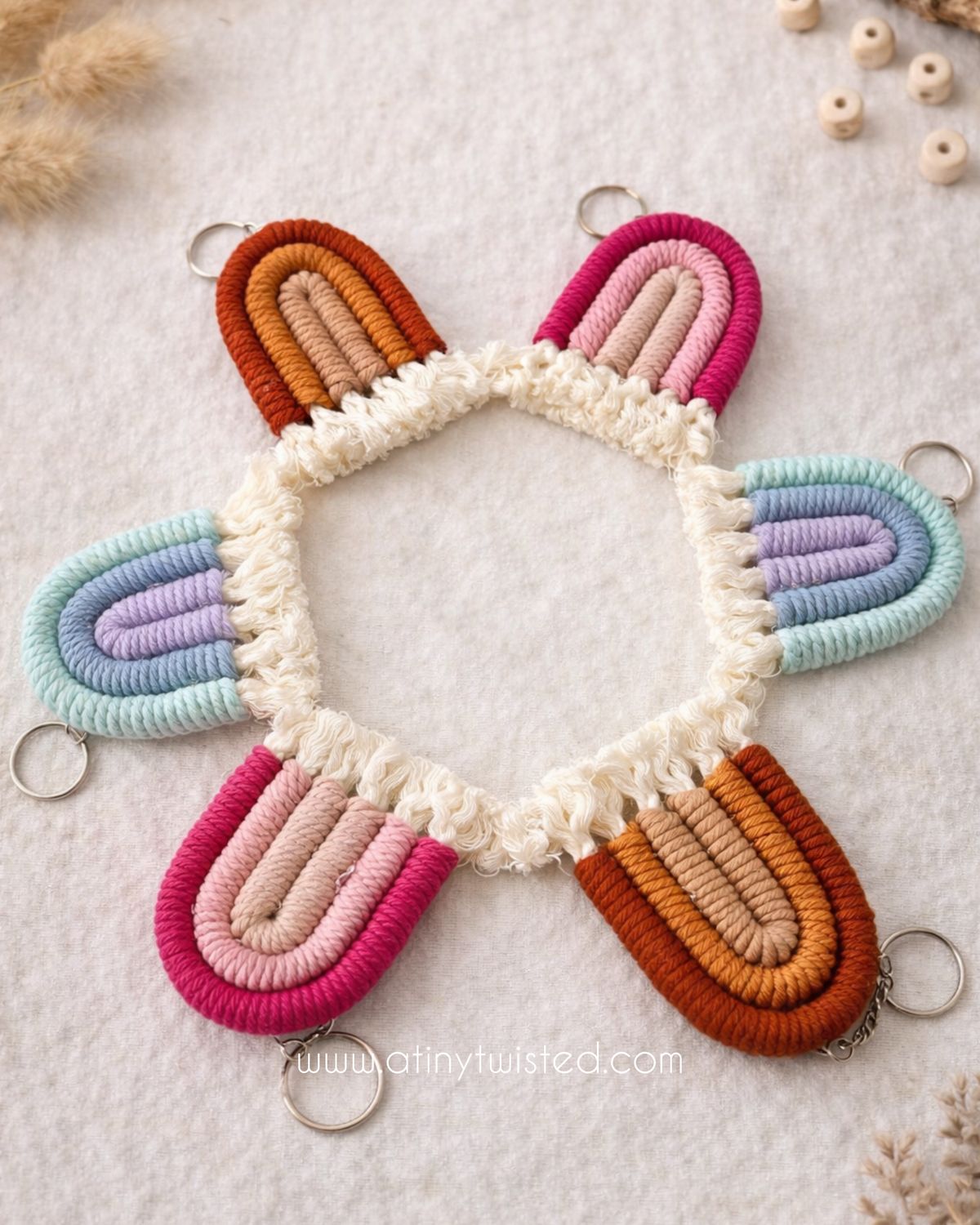 Rainbow Keyring / Charms / Car Hanging