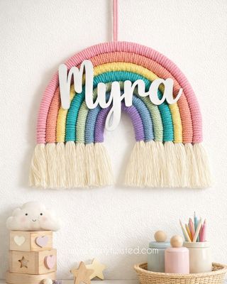 Personalised Rainbow With Name