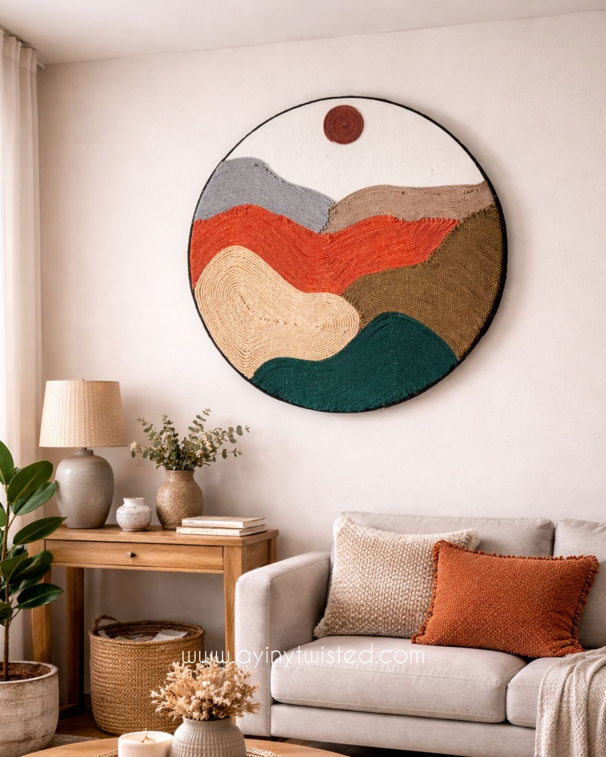 Boho Mountain Wallhanging