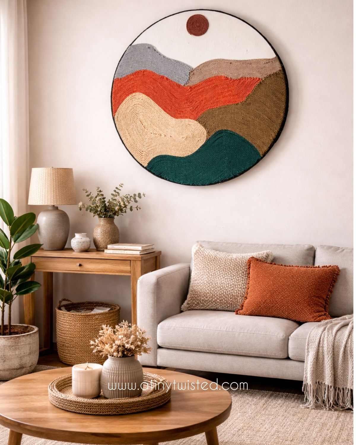 Boho Mountain Wallhanging