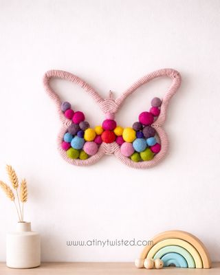 Personalised Kids Nameplate - Butterfly