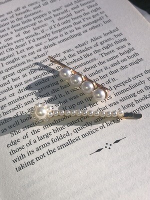 Mini Set Pearl Hair Clips