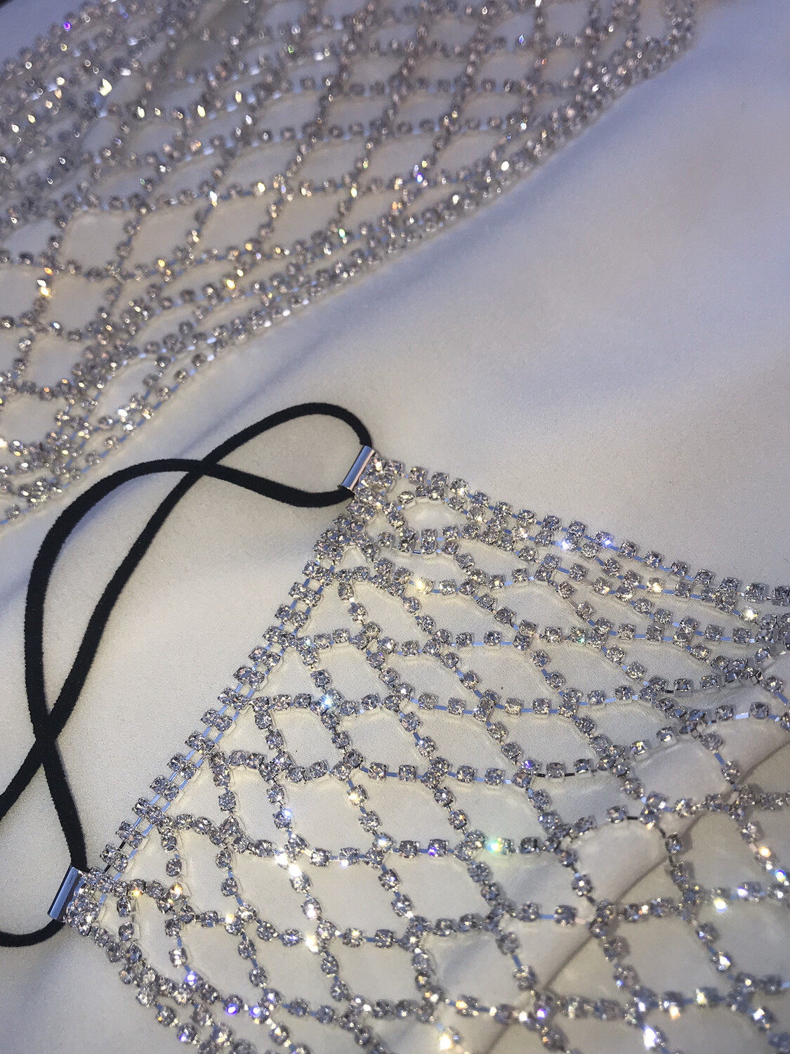 Rhinestone Facemask