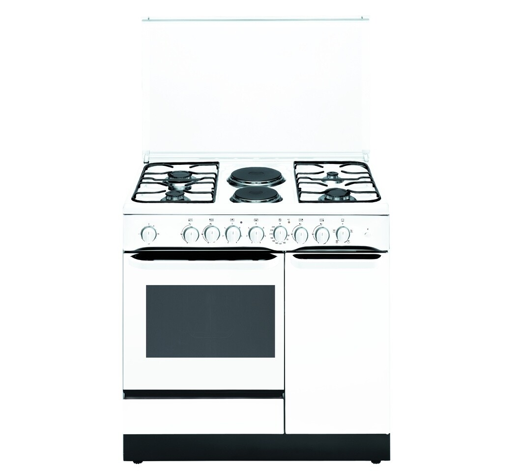Ariston C911N1 (W) 4 Gas + 2 Electric Combination Cooker - White



