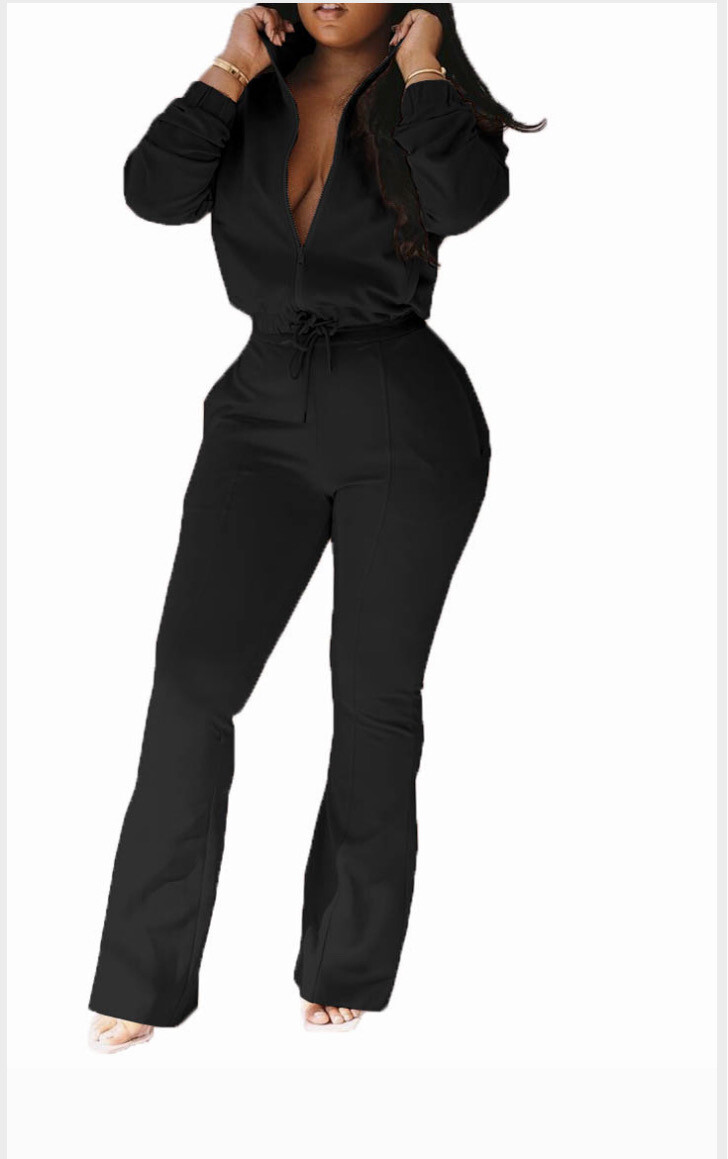 SAUCY JOGGING SUIT - BLACK (SMALL)