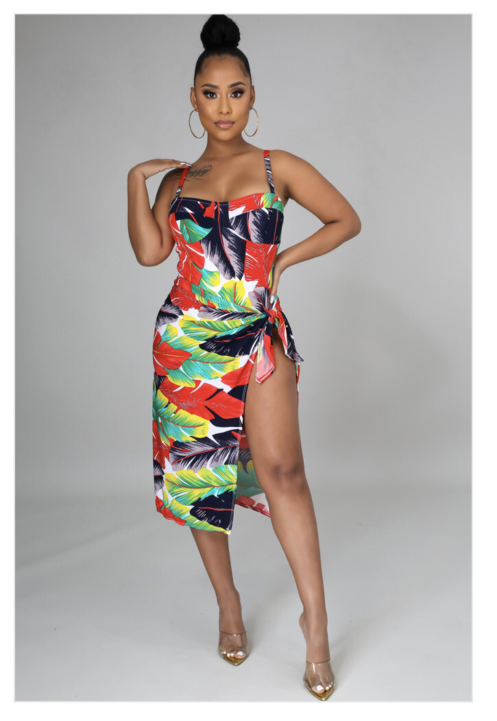 VACAY SWIM SET MULTI PRINT (MEDIUM)
