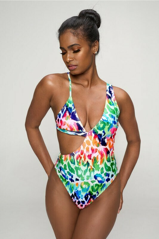 SUMMER FUN ONE PIECE SWIMSUIT - MEDIUM