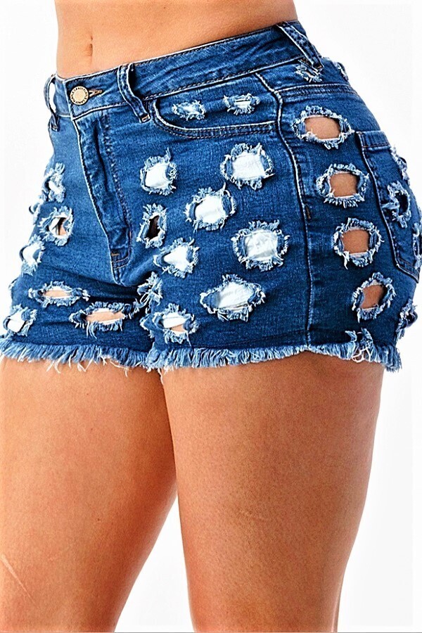 HOLE IN ONE HIGH RISE SHORTS - MEDIUM
