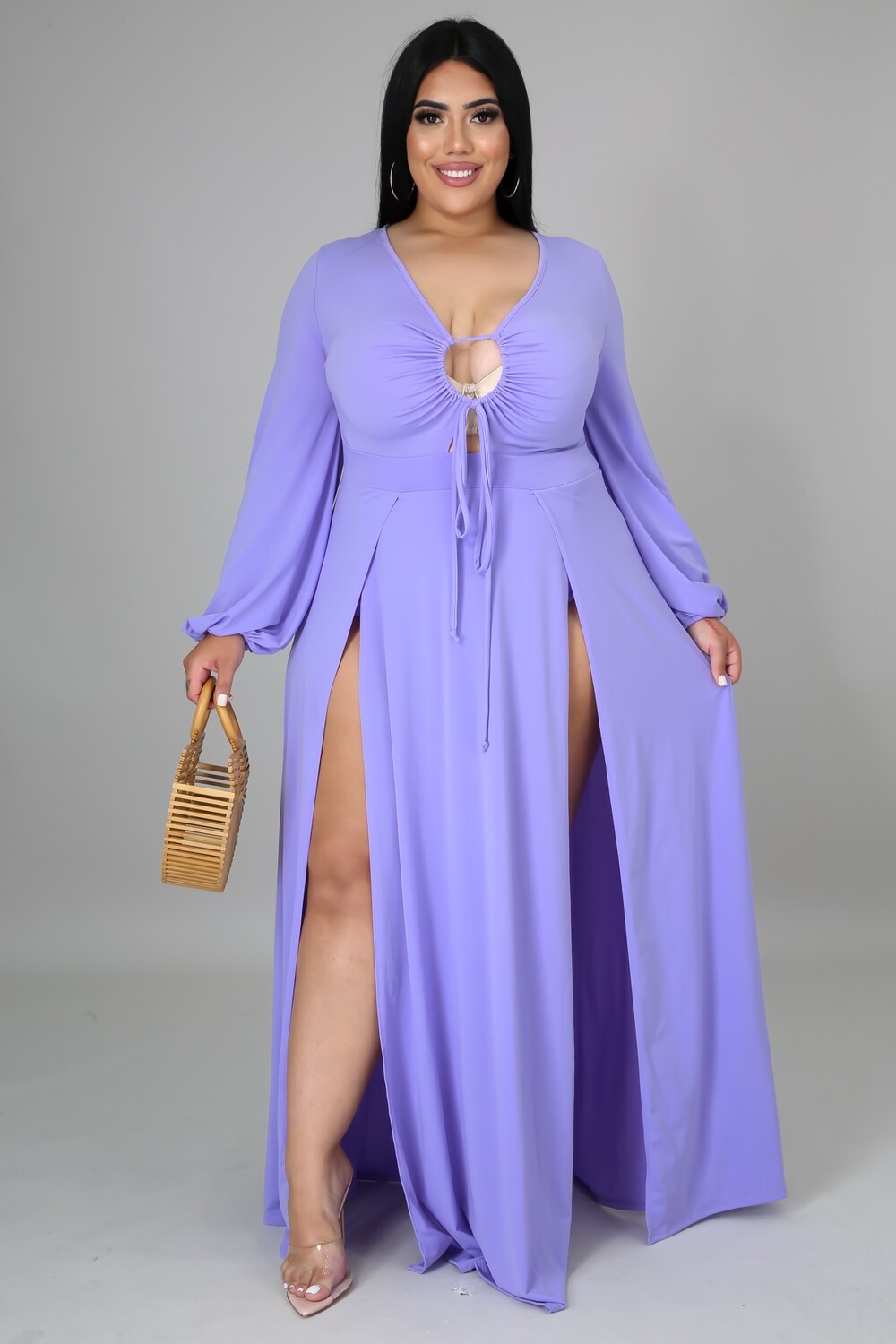 LOVELY TIMELESS CUT OUT DRESS - 1XL