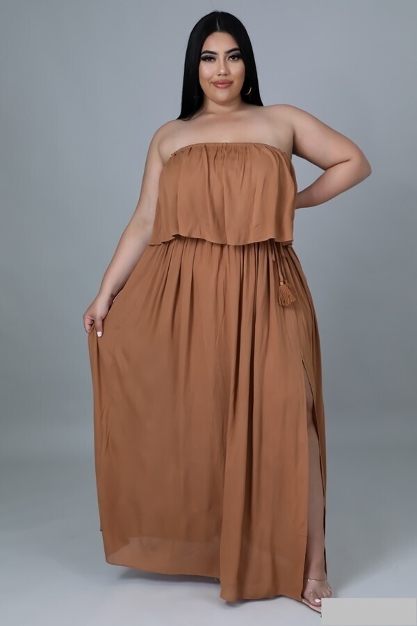 MOCHA LOVE DRESS (1XL)