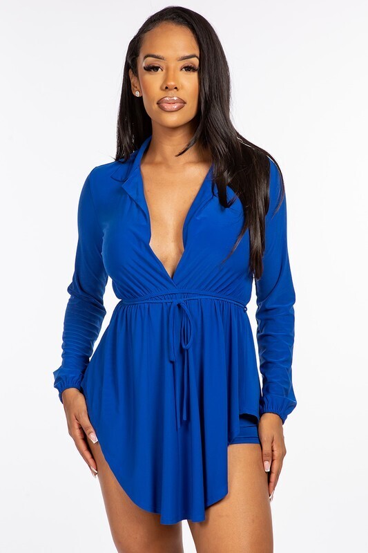Venus Short Set - Royal Blue (Small)