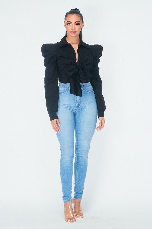 BLACK MORGAN TOP (MEDIUM)
