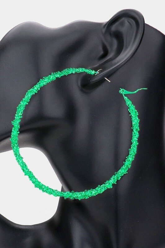 CLEO EARRINGS - GREEN