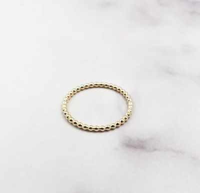 Sinead Cleary Beaded Ring Gold Filled