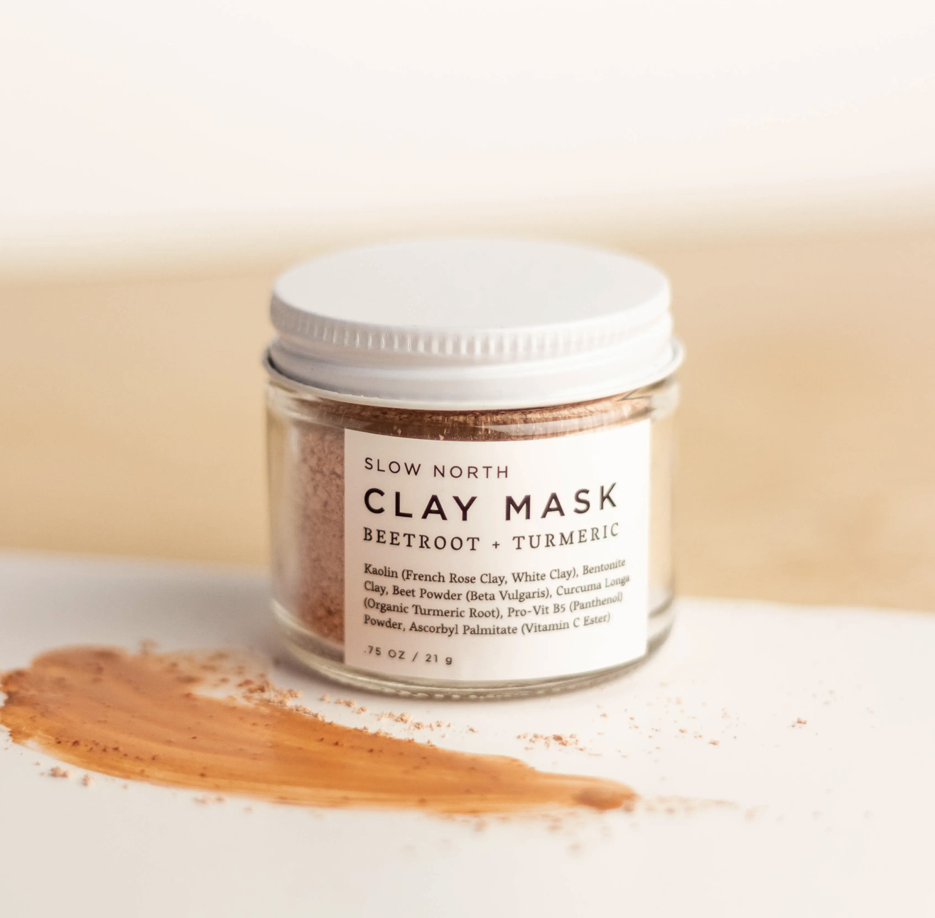 Slow North Beetroot + Tumeric Clay Mask