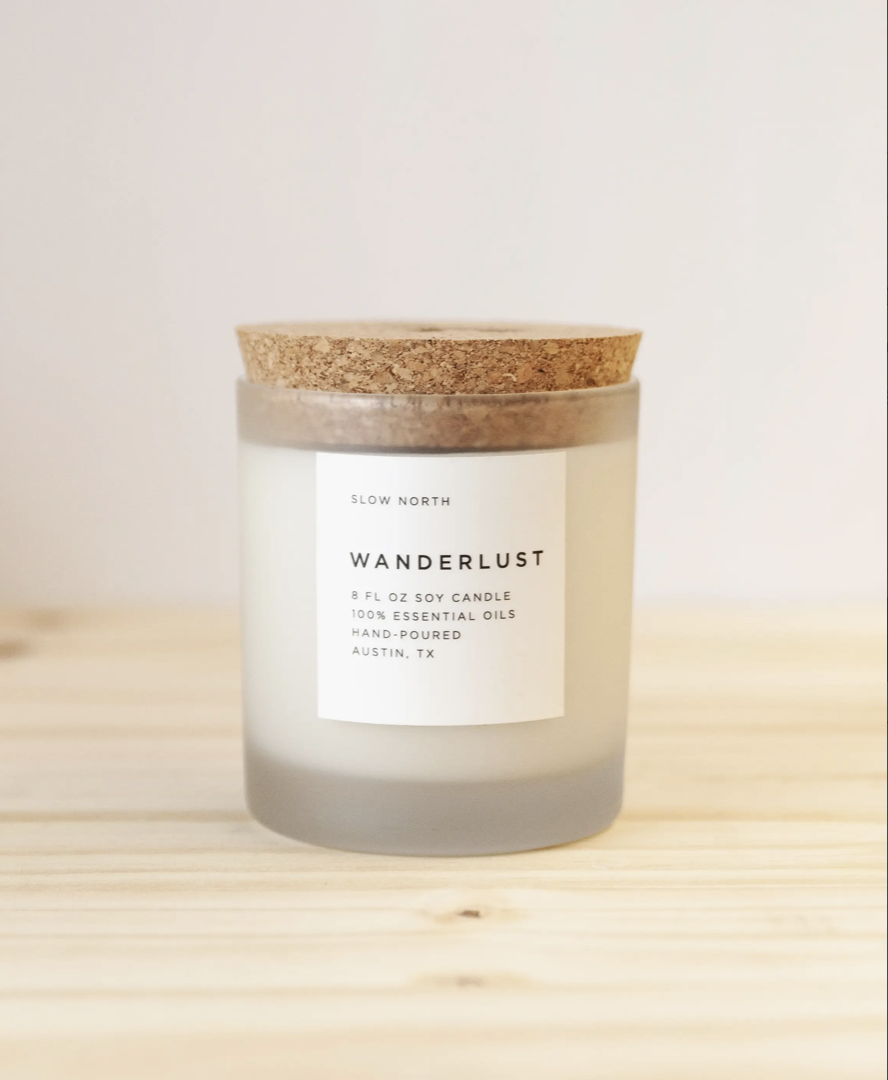 Slow North Wanderlust Frosted Candle SN3