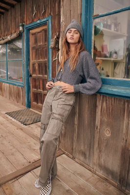 Free People The Thing Is Low-Rise Utility Pant