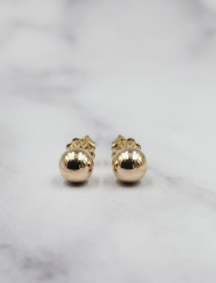 Sinead Clearly Gold Filled Large Ball Studs SC1055