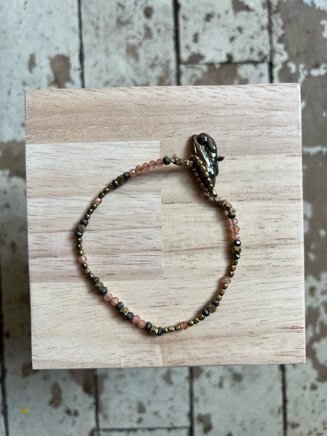 Willow + Stone WS7 Single Wrap Beaded Bracelet 