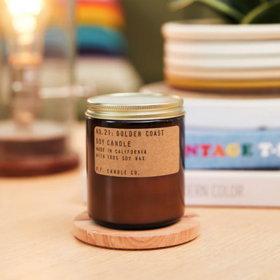 P.F. Candle Co. Golden Coast - 7.2oz Soy Candle