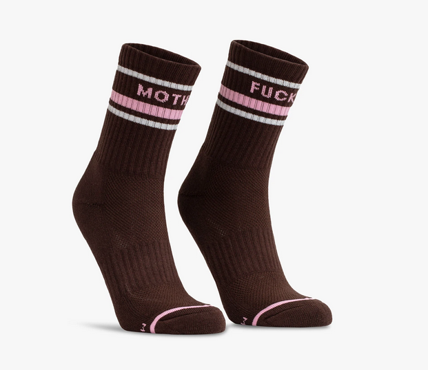 Mother Baby Steps MF Pink/Grey/Brown Socks