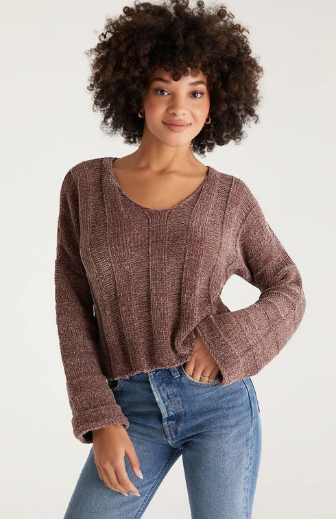 Z Supply Amata V-Neck Sweater (2 Colors)