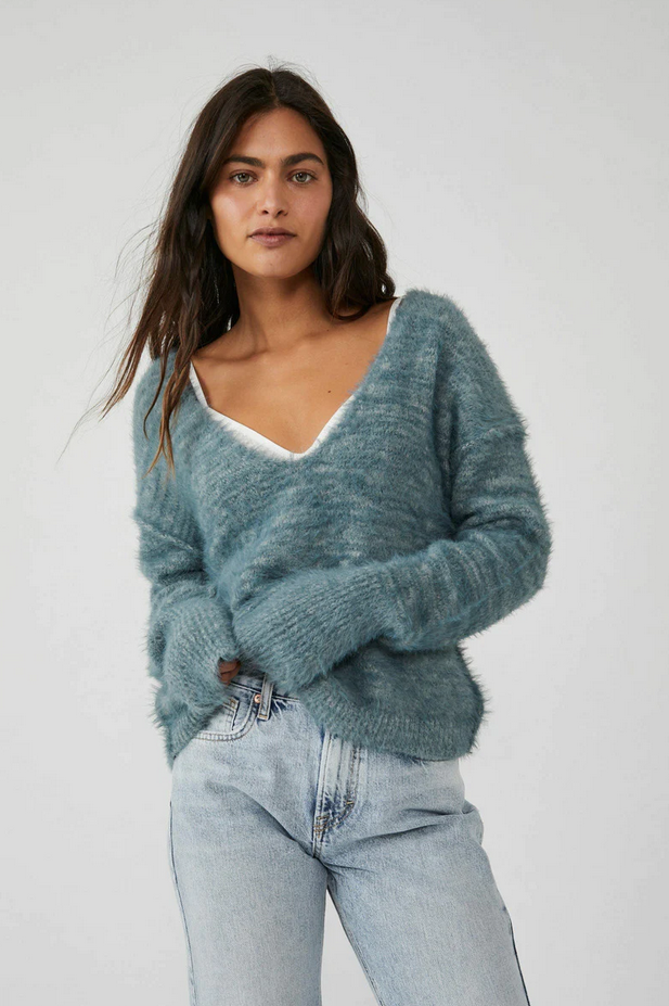 Free People Serendipity V-Neck Sweater