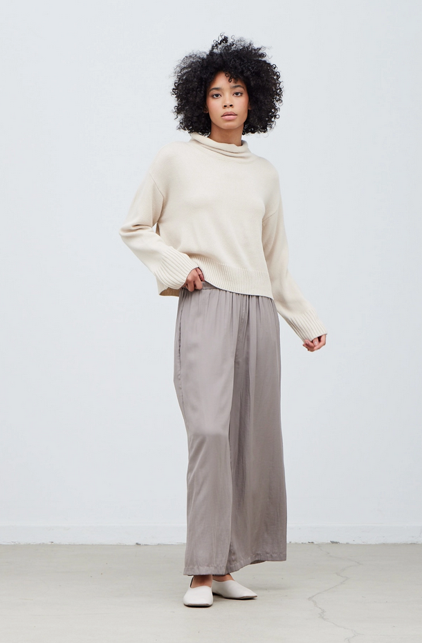 Grade & Gather Cropped Turtle Neck Sweater