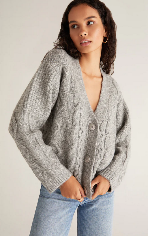 Z Supply Ryleigh Cable Knit Cardigan (2 Colors)