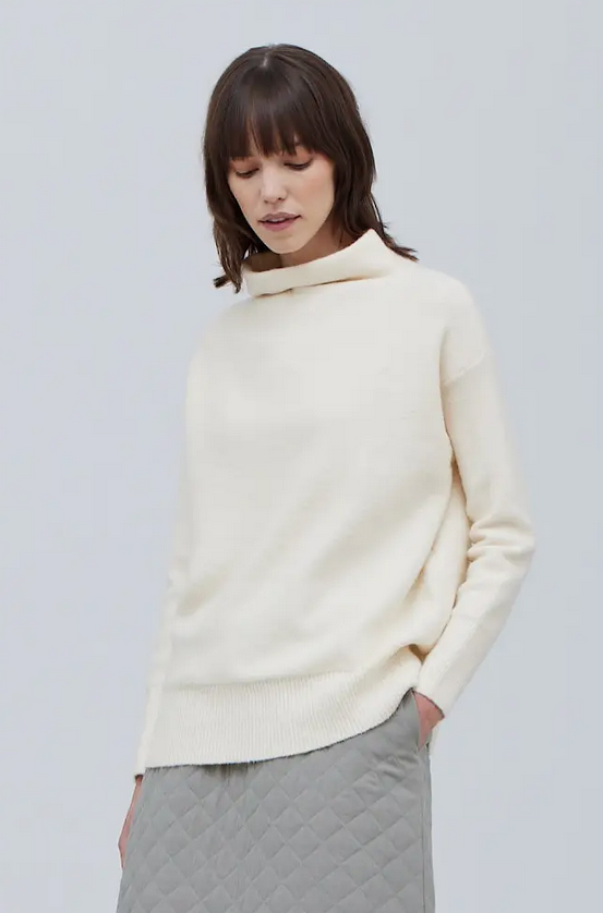 Grade & Gather Funnel Neck Sweater (2 Colors)