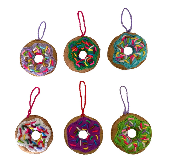 Lumily Donut Felt Embroidered Ornament LM13