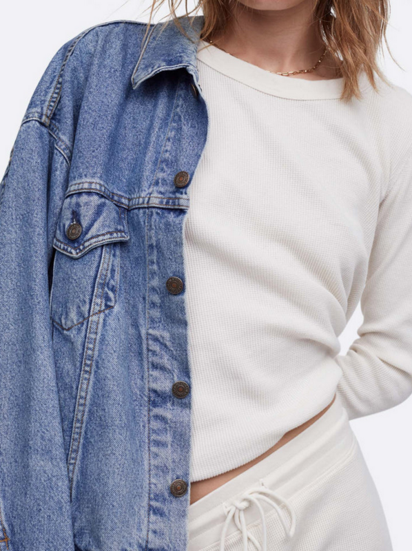 Mate The Label Organic Thermal Crew Neck (3 Colors)