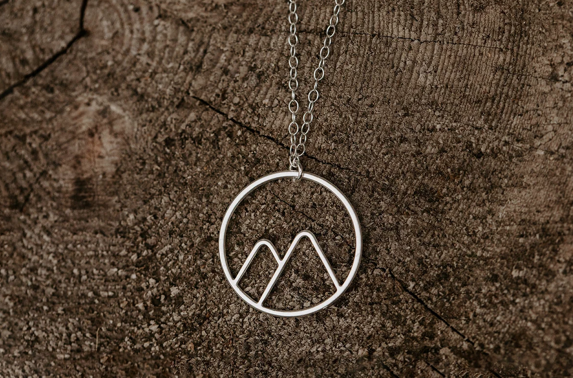 Made of Mountains Twin Peaks Necklace (2 Colors)