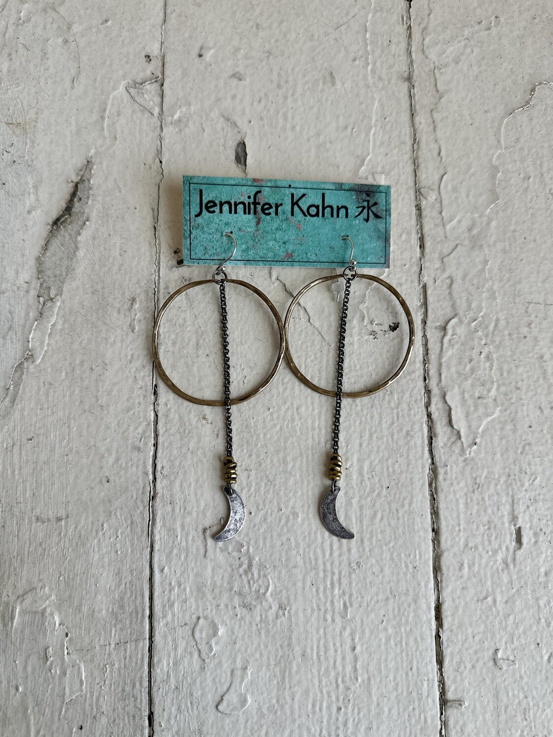 Jennifer Kahn Moon Drop Hoops JK146