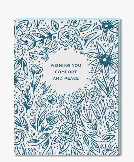 Paper Parasol Press Comfort and Peace Blooms Card PP8