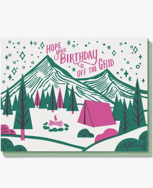 Paper Parasol Press Off The Grid Birthday Card PP2