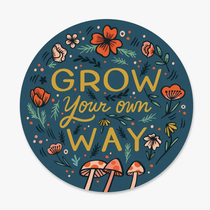 Paper Parasol Press Grow Your Own Way Sticker PP18
