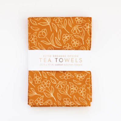 Elyse Breanne Design Terracotta Tea Towel EB3