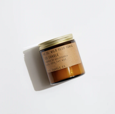 P.F. Candle Co. Wild Herb Tonic - 3.5oz Mini Soy Candle