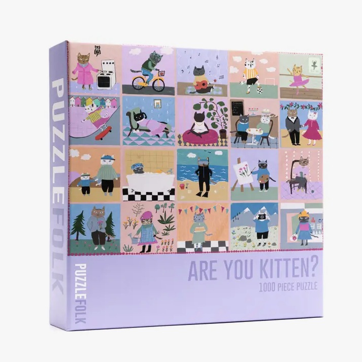 Puzzlefolk Are You Kitten? 1000 Piece Puzzle