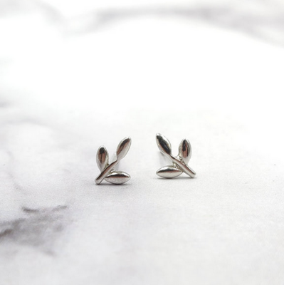Sinead Cleary SC1265 Sterling Leaf Studs